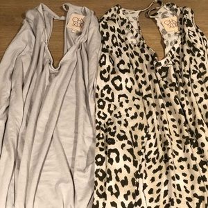 2 Chaser burnout long sleeve tees back showing